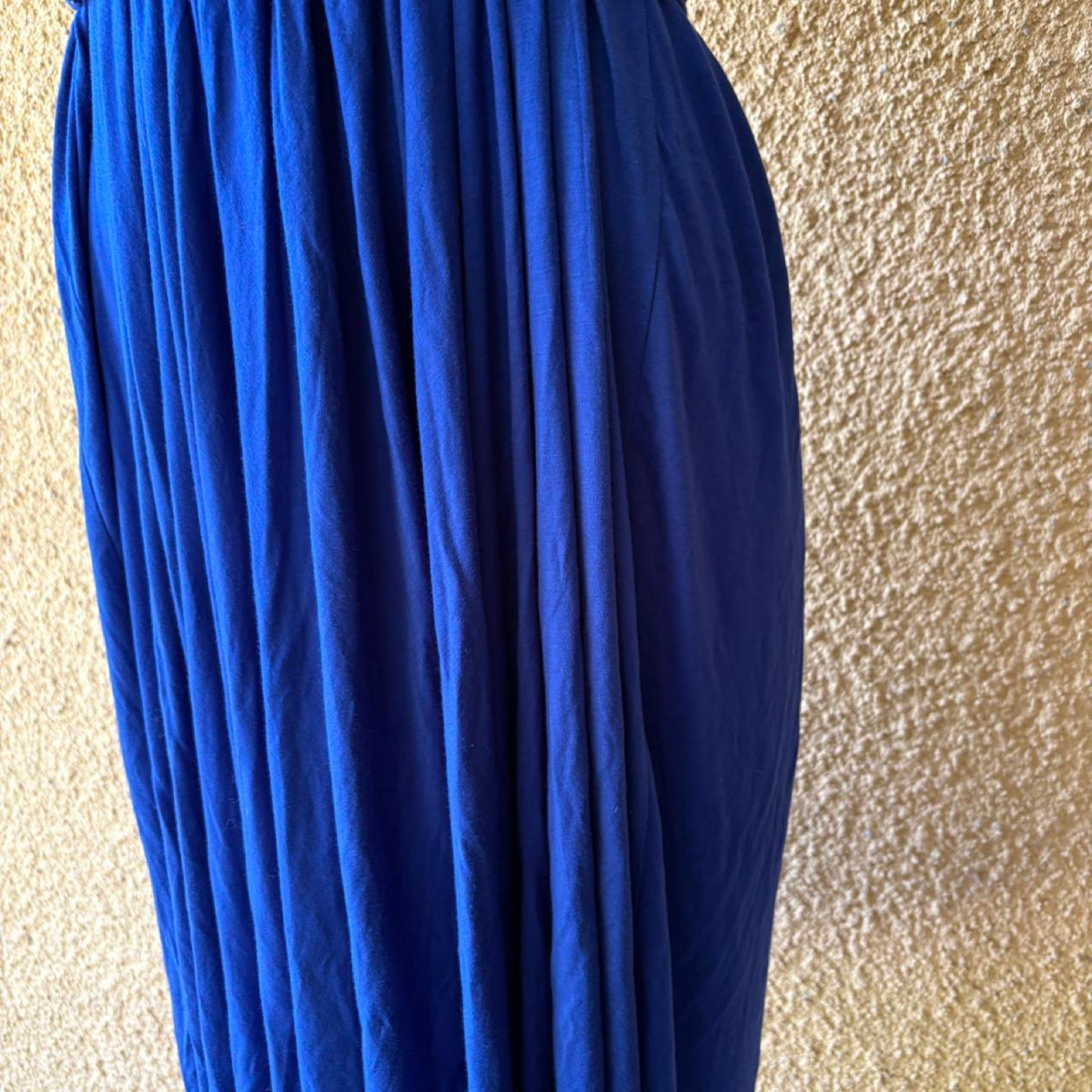 vintage 2000s era grecian style tie back midi dress