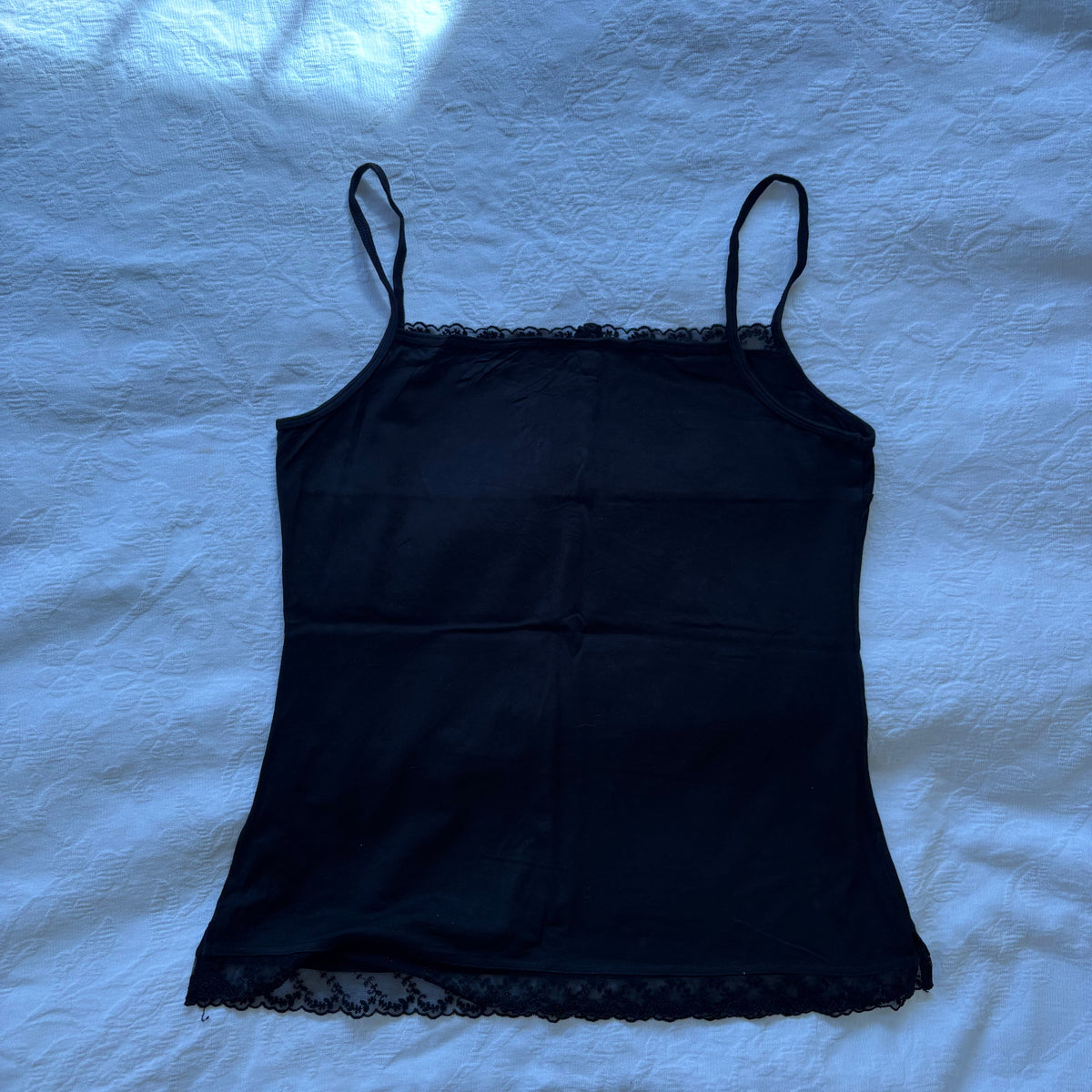 vintage 2000s y2k black cami