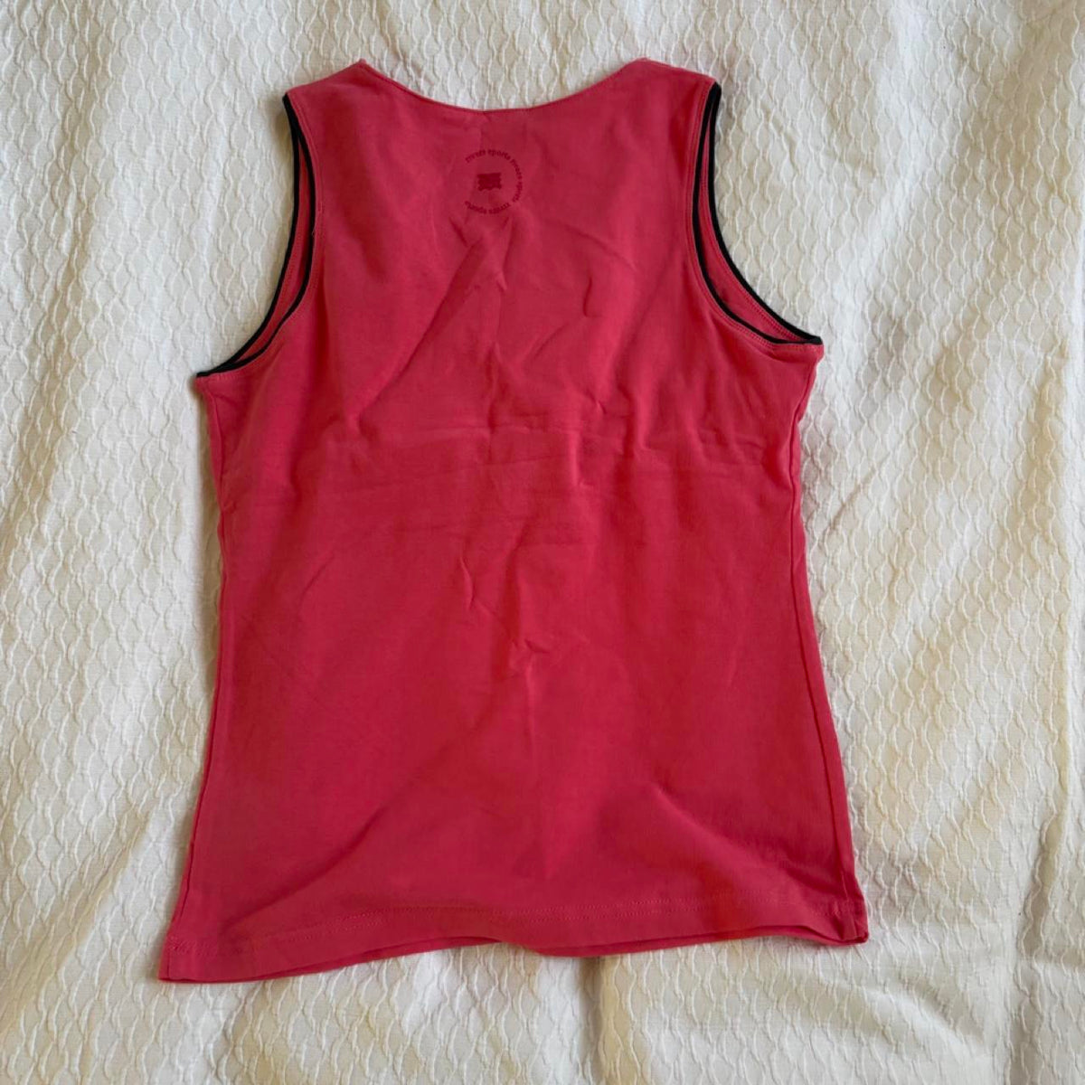 deadstock NWOT 2000s y2k coral orange activewear tank