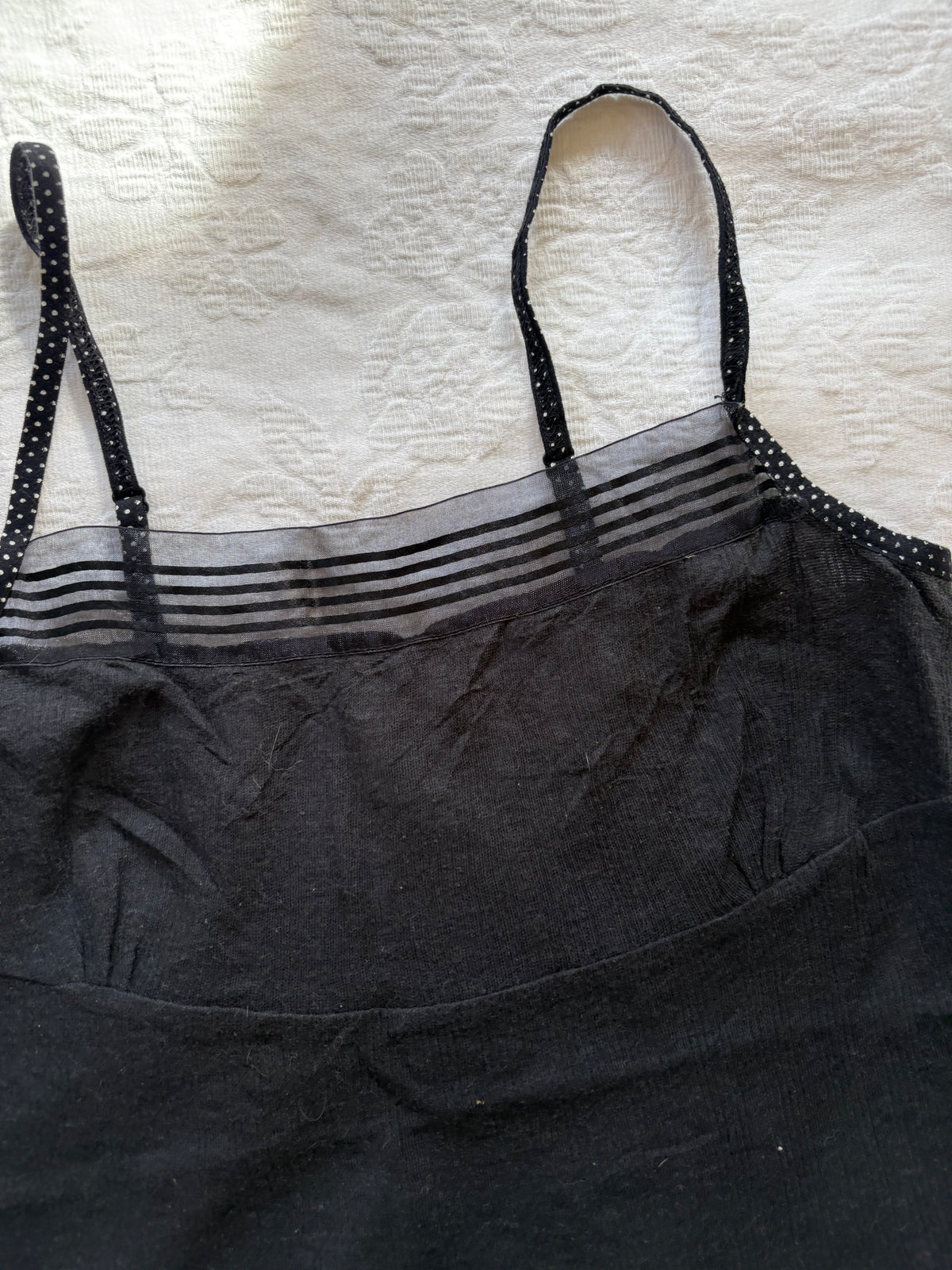 vintage 2000s y2k black cami