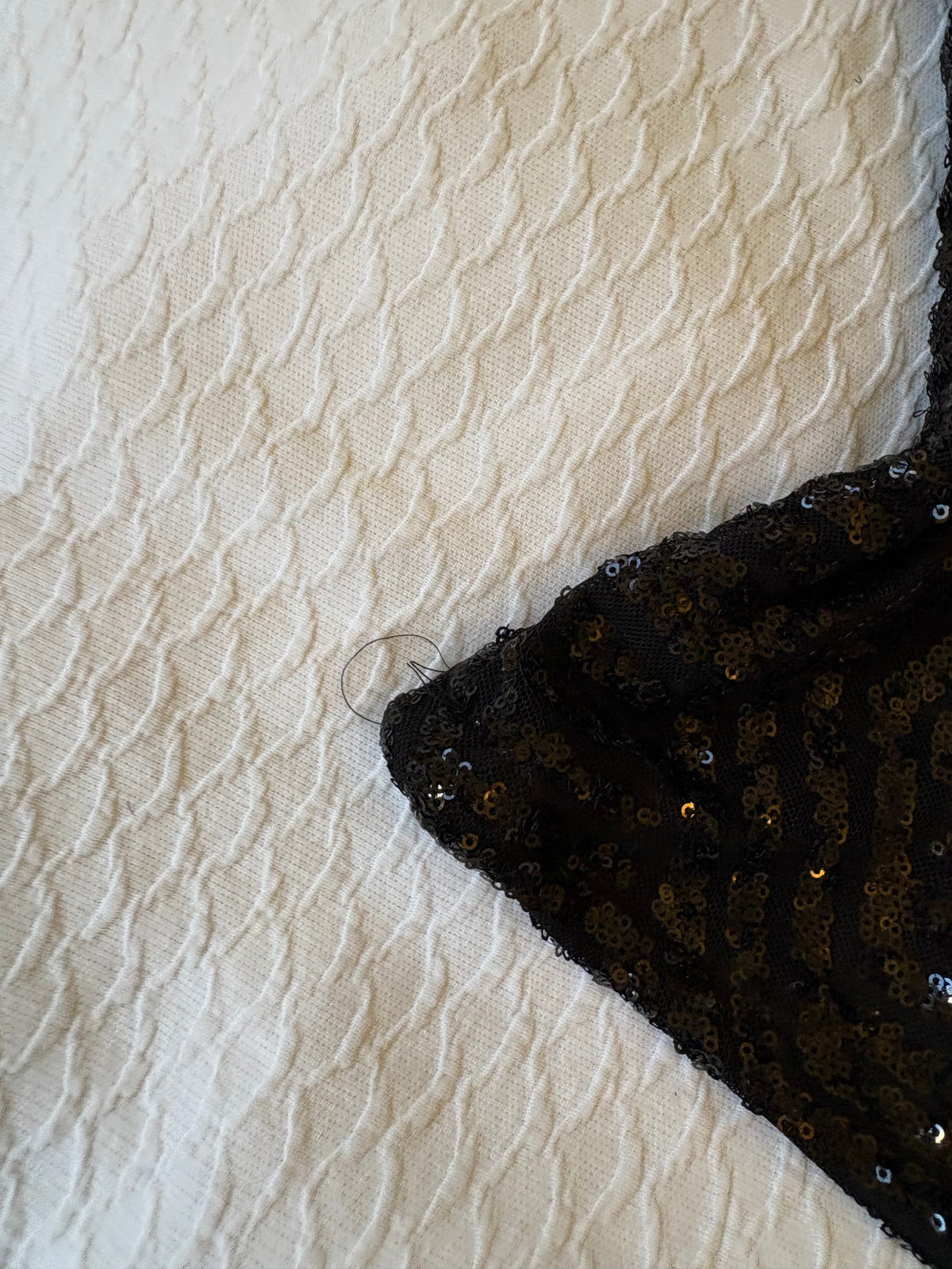 reworked y2k style sequin backless festival halter tank