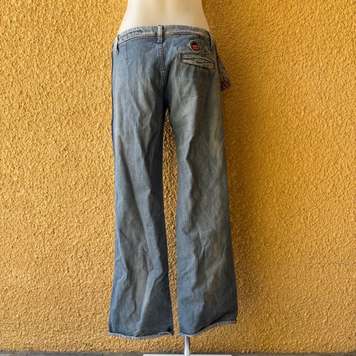 vintage 2000s y2k low rise baggy miss sixty jeans