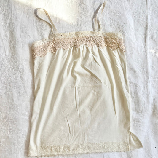 vintage 2000s y2k off white tank