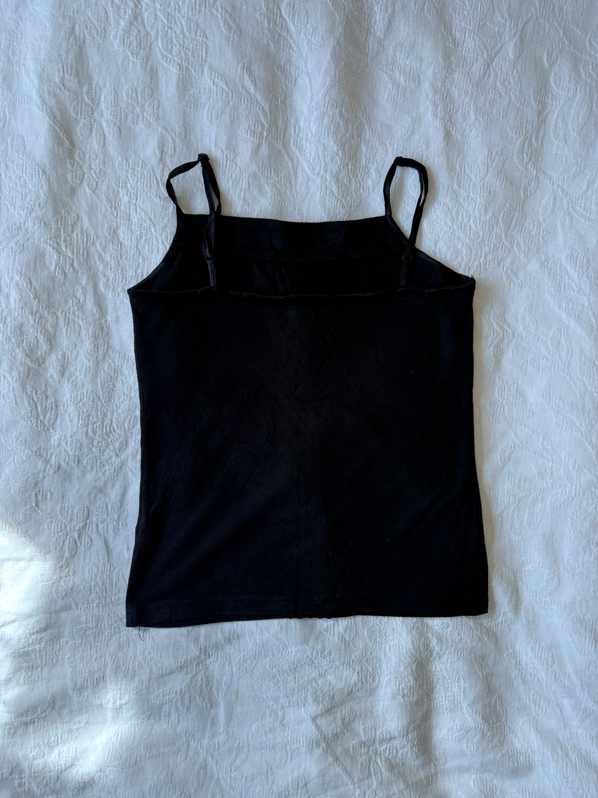 vintage 2000s y2k black cami