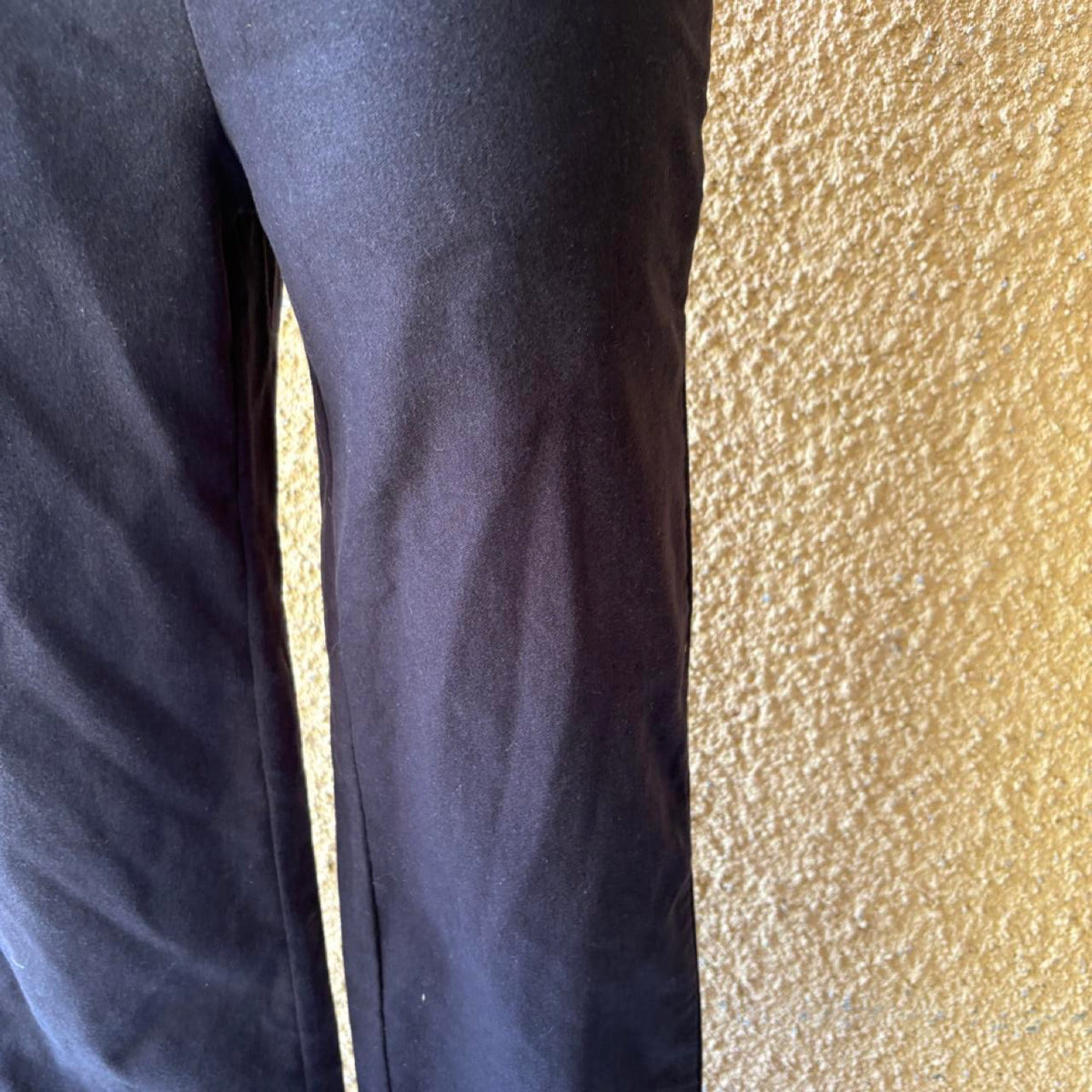 vintage 90s black straight leg felt suit pants