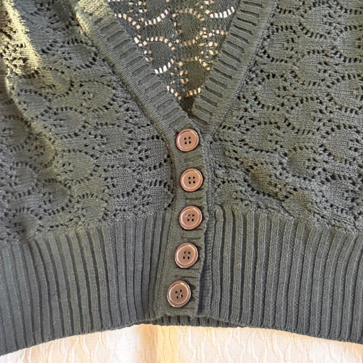 vintage 2000s y2k black short sleeve cardigan