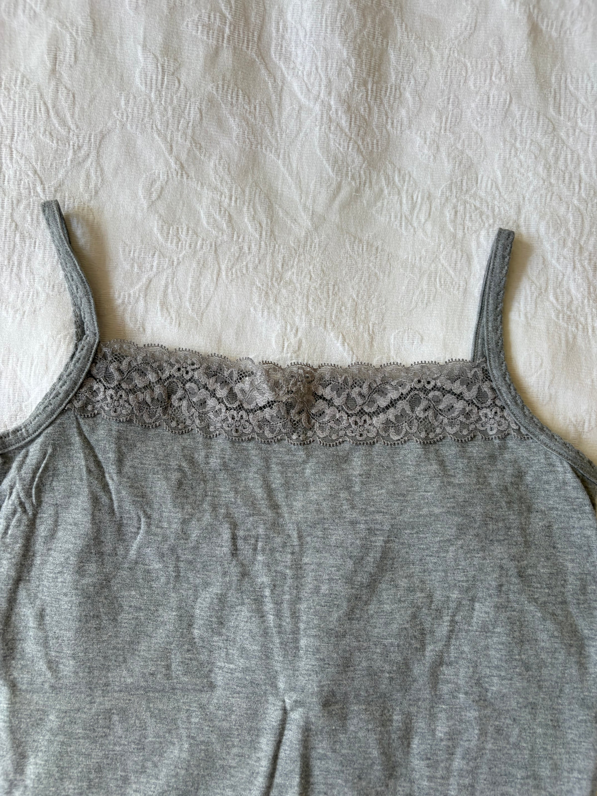 vintage 2000s y2k grey cami