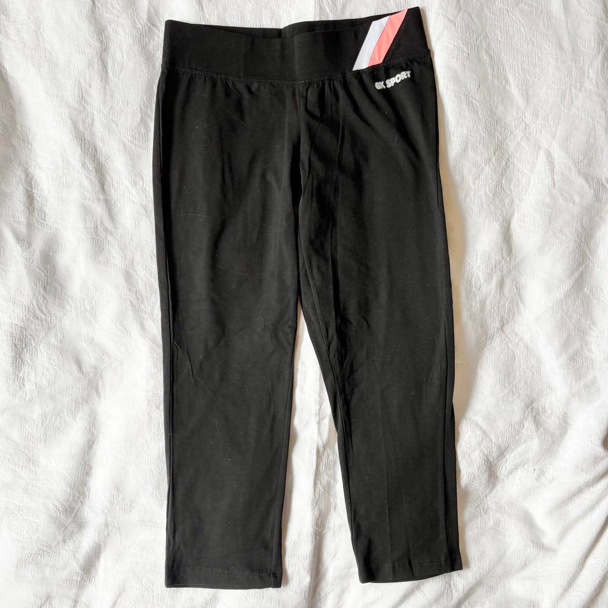 deadstock NWT 2000s y2k black activewear capri leggings