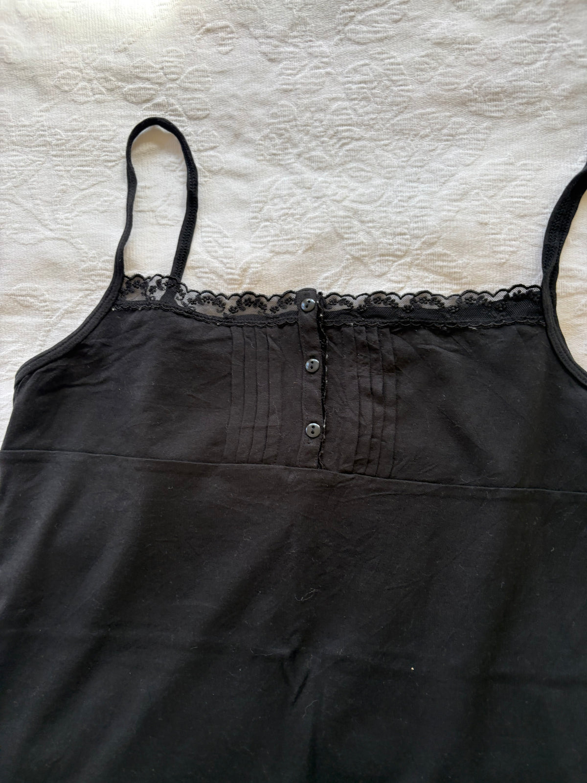 vintage 2000s y2k black cami