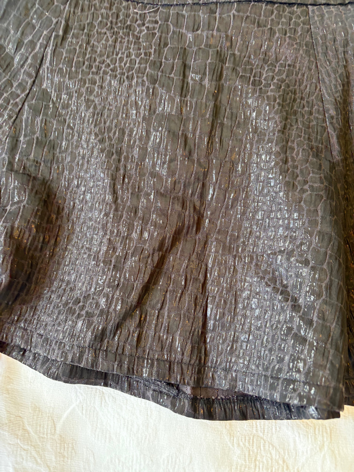vintage y2k indie sleaze black skater skirt