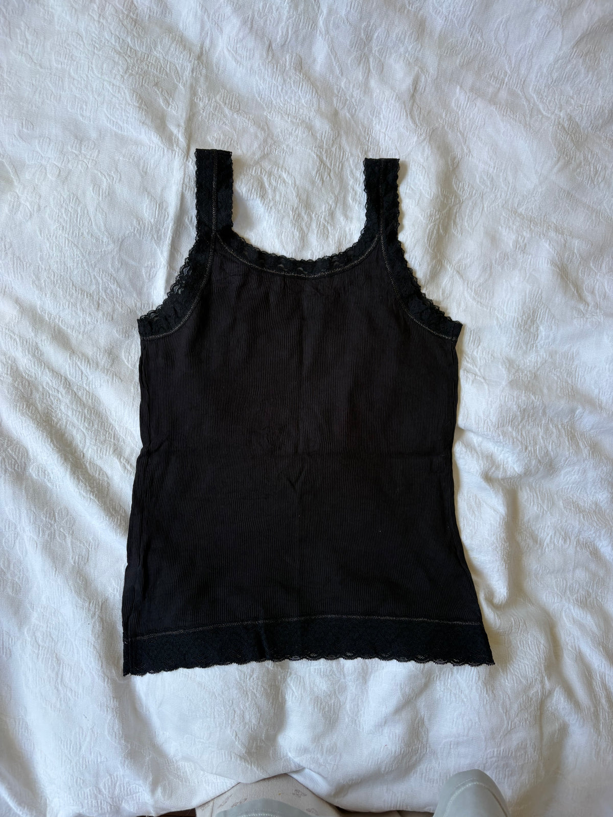 vintage 2000s y2k black tank