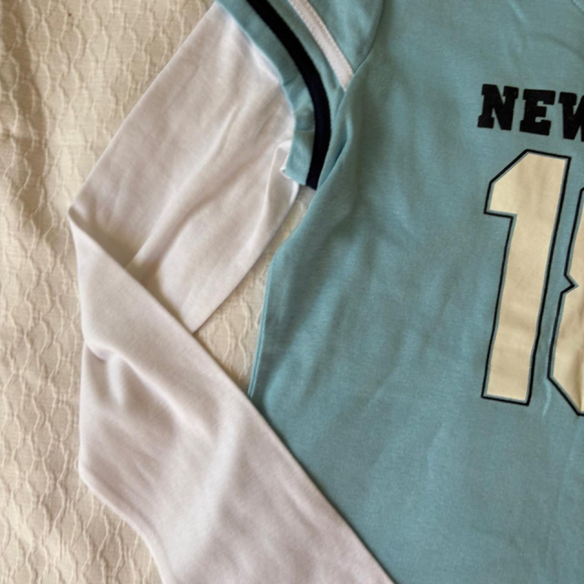 deadstock NWT 2000s y2k activewear varsity long sleeve