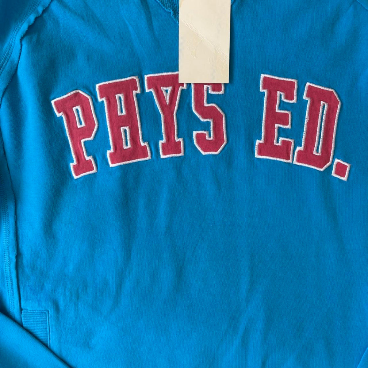 deadstock NWT 2000s y2k activewear blue sweatshirt