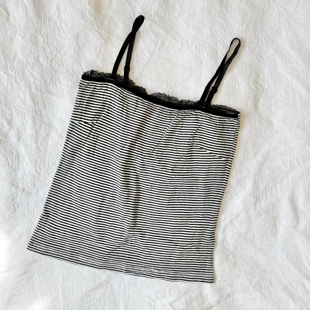 vintage 2000s y2k stripe cami