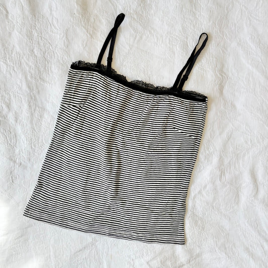 vintage 2000s y2k stripe cami