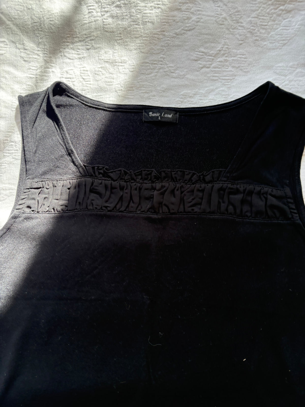 vintage 2000s y2k black tank