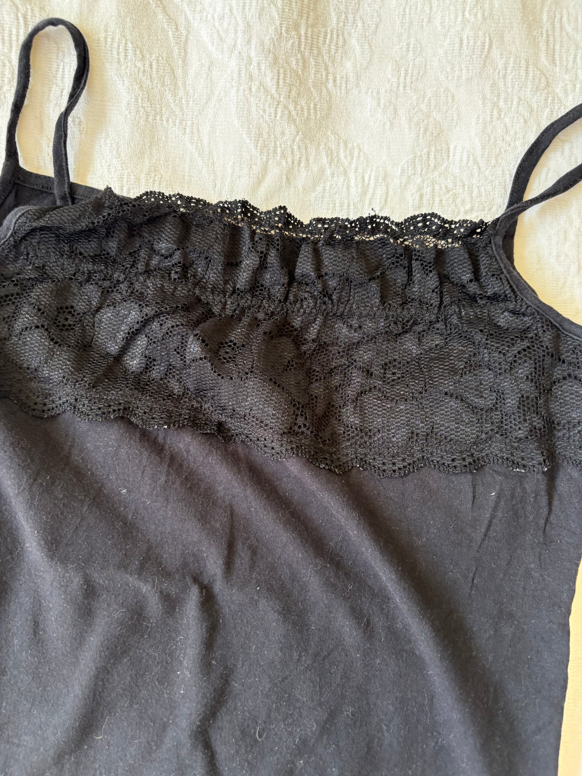 vintage 2000s y2k black cami