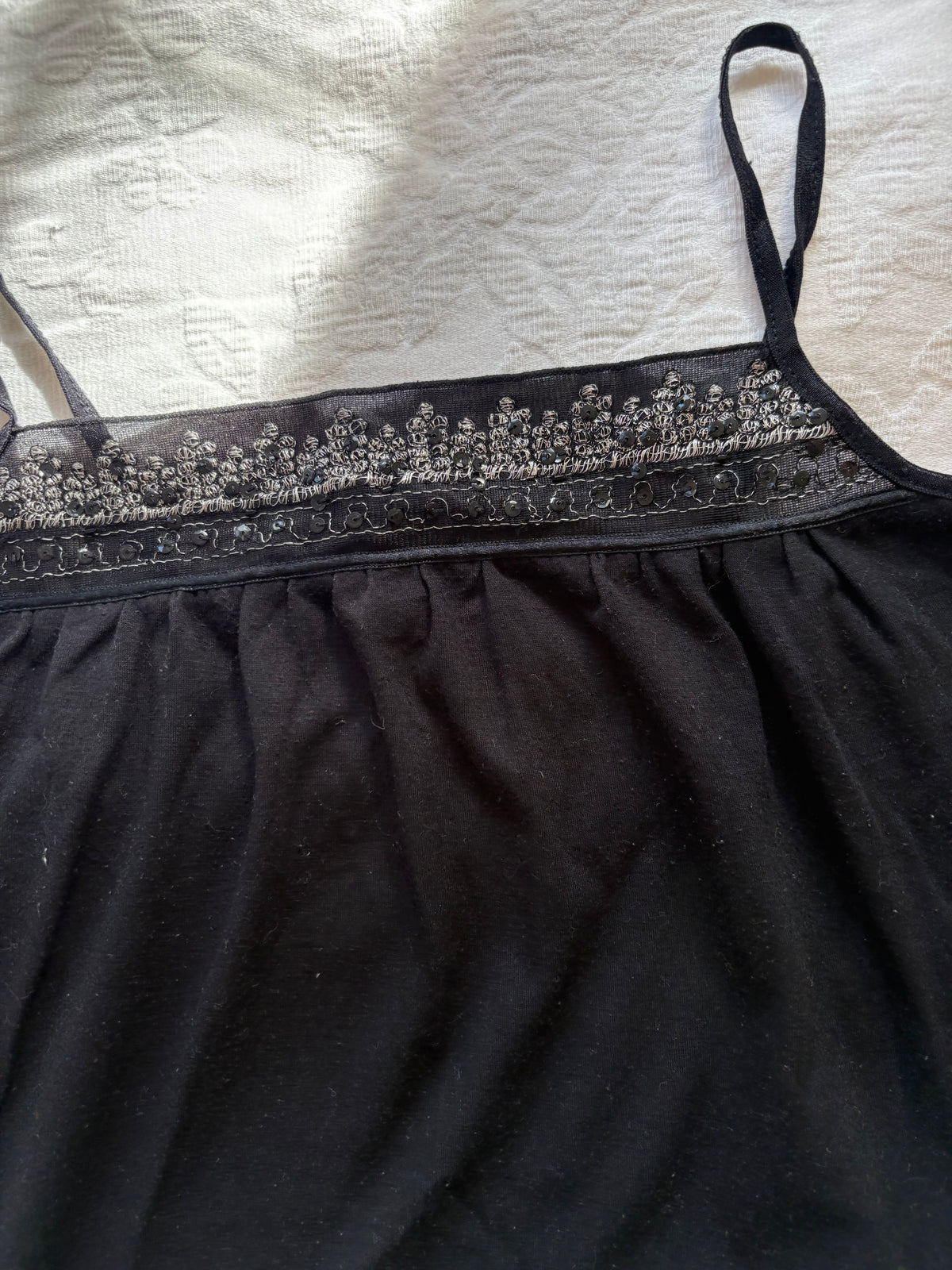 vintage 2000s y2k black cami