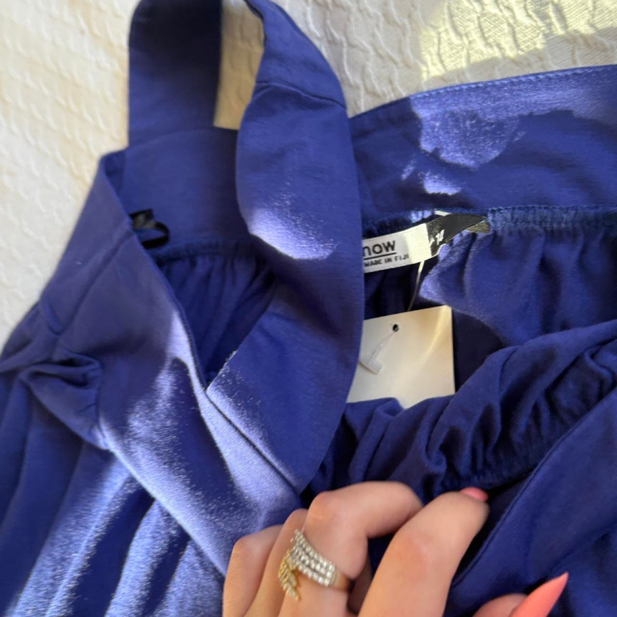 deadstock NWT 2000s style purple mod dress