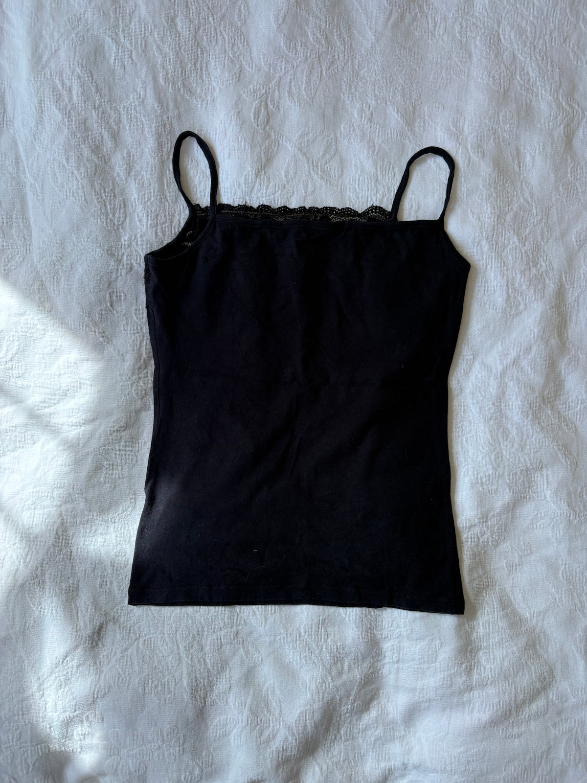 vintage 2000s y2k black cami