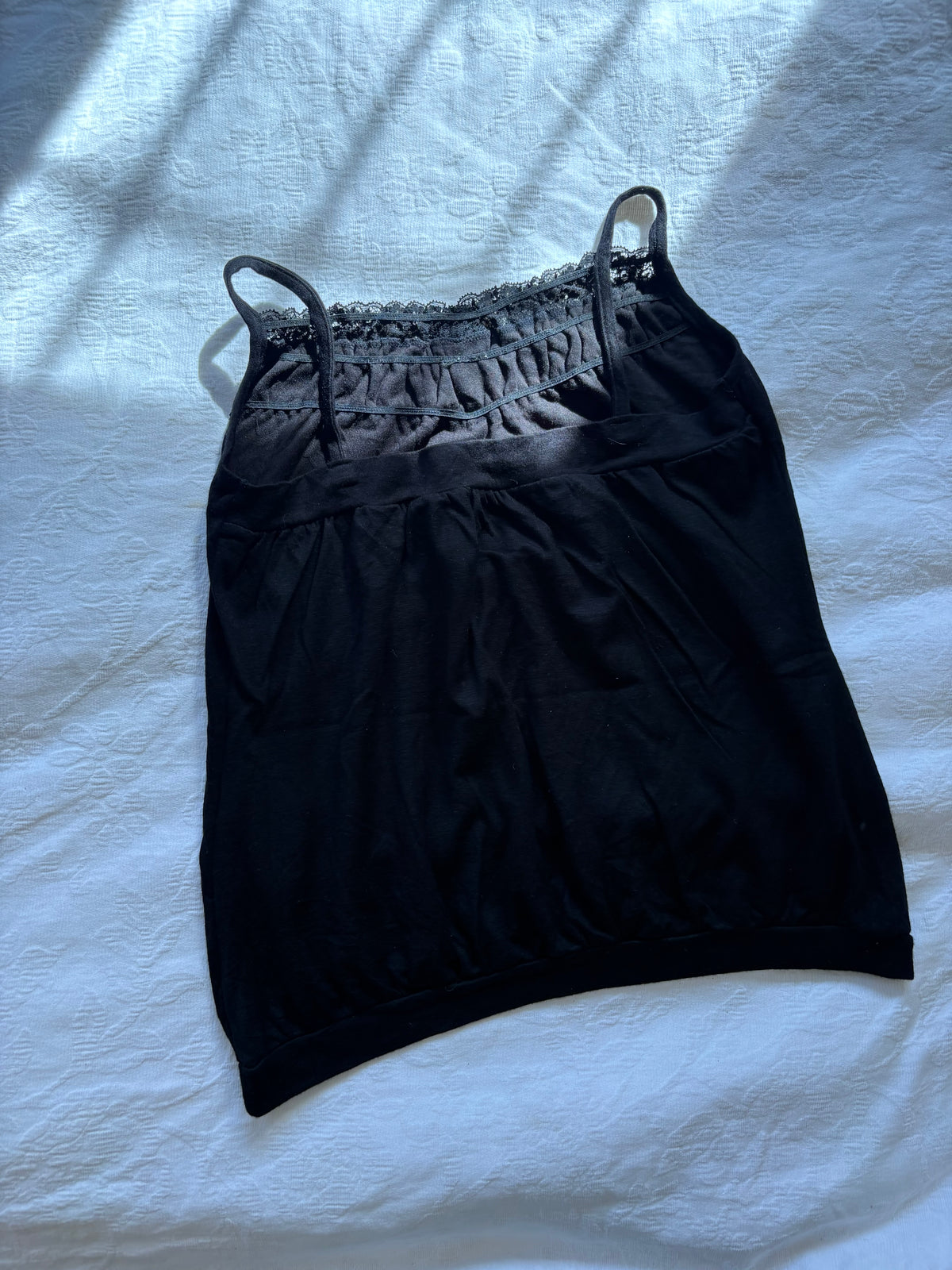 vintage 2000s y2k black cami