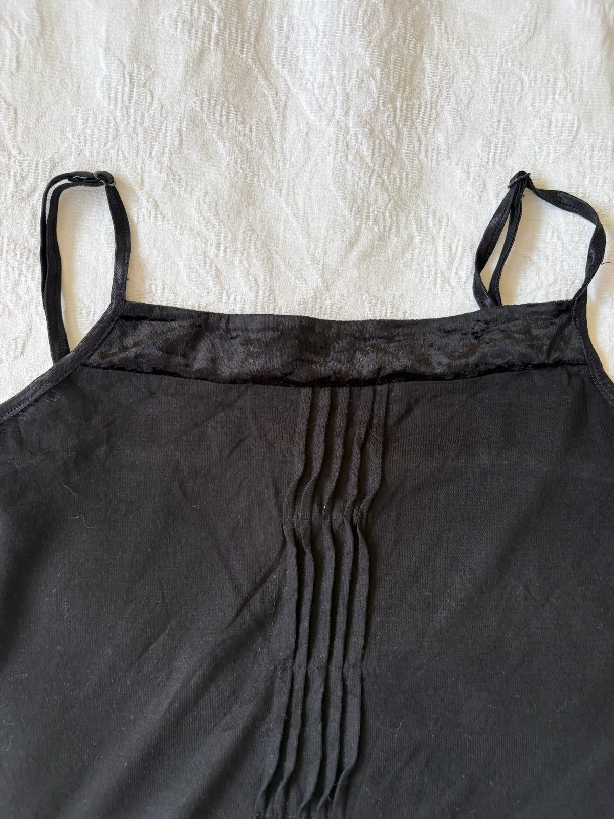 vintage 2000s y2k black cami