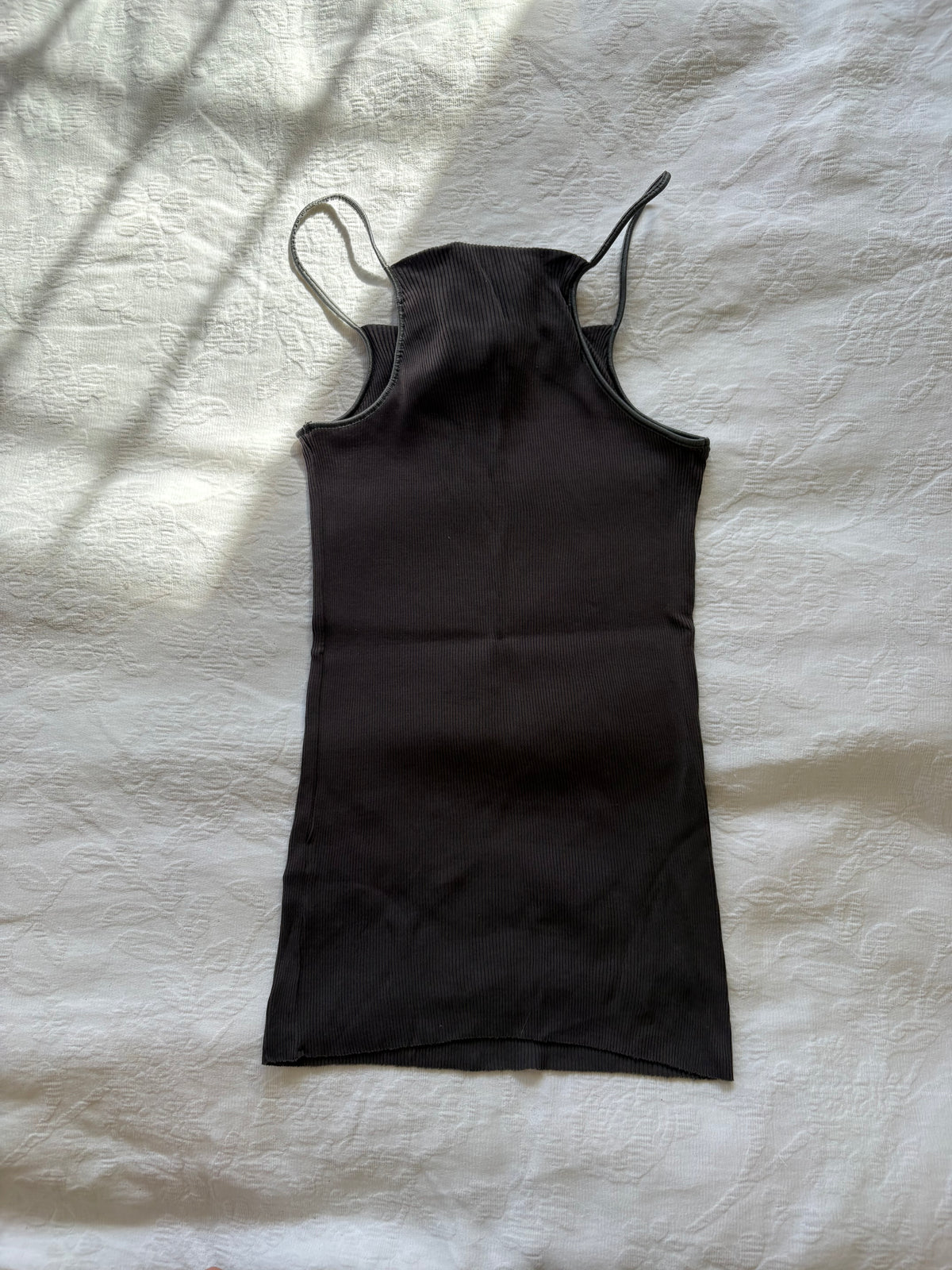 vintage 90s brown-grey subversive tank top