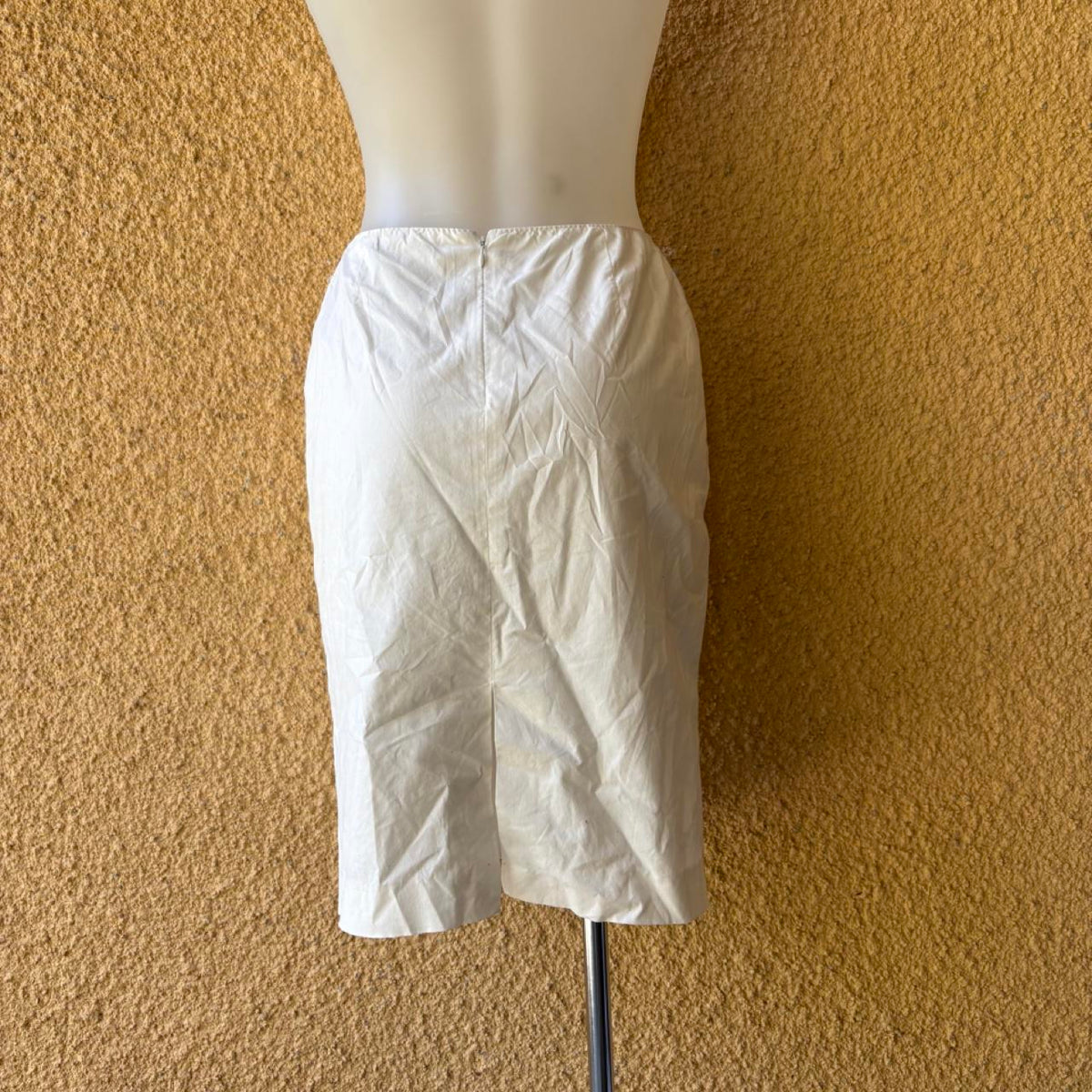 vintage 90s white ralph lauren midi skirt