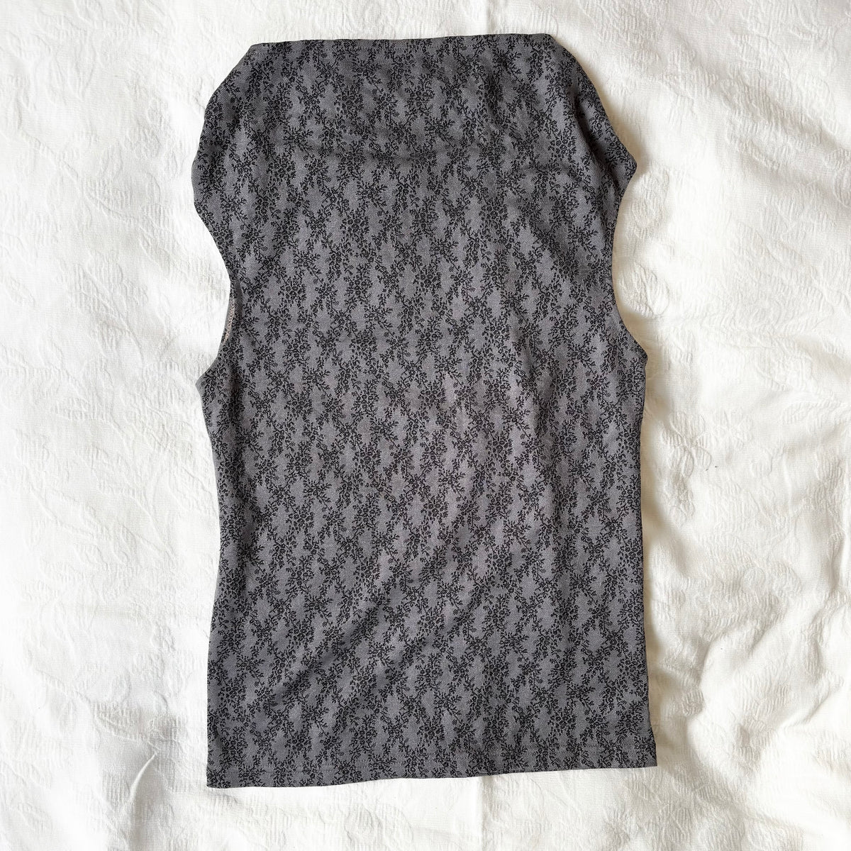 vintage 90s grey high neck tank
