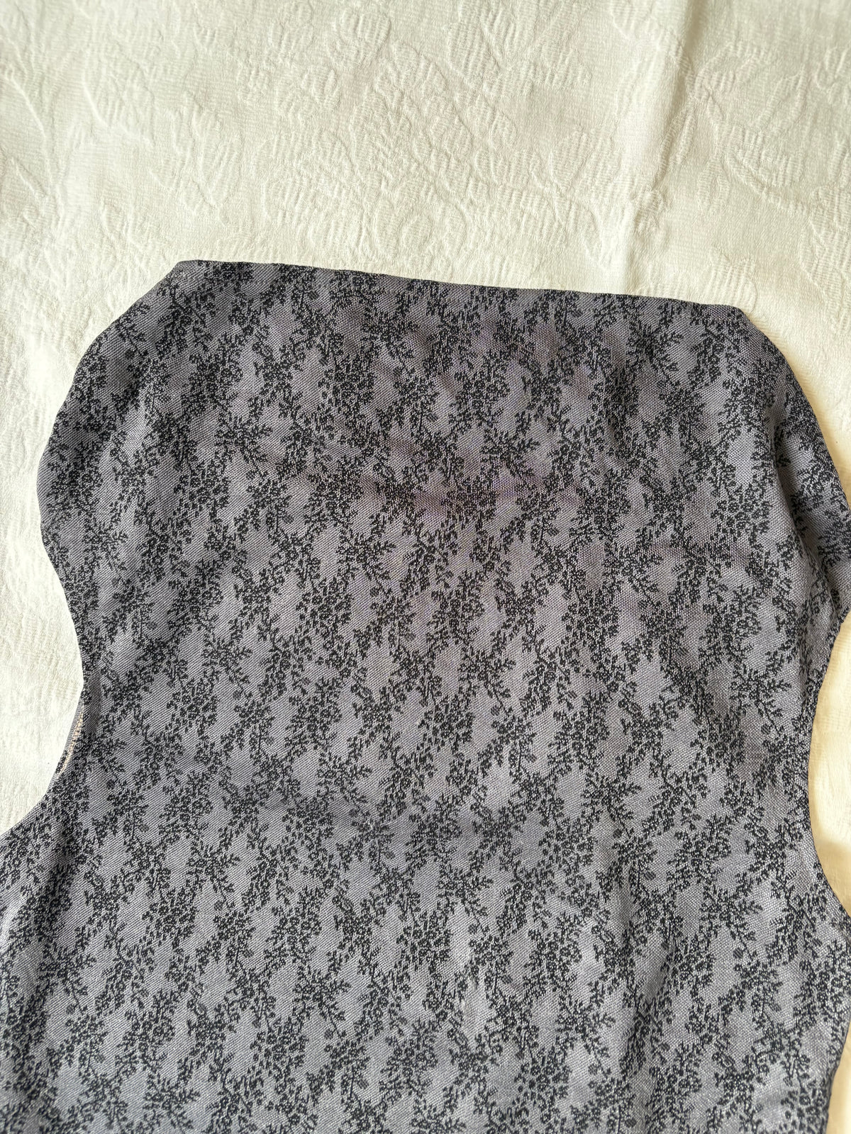 vintage 90s grey high neck tank