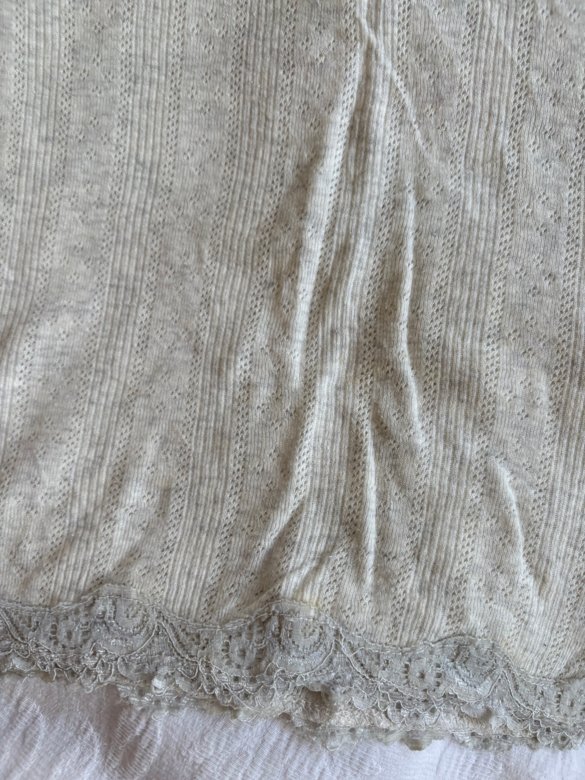 vintage 2000s y2k grey-white cami