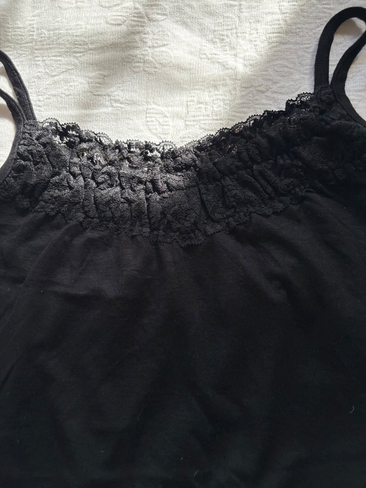 vintage 2000s y2k black cami
