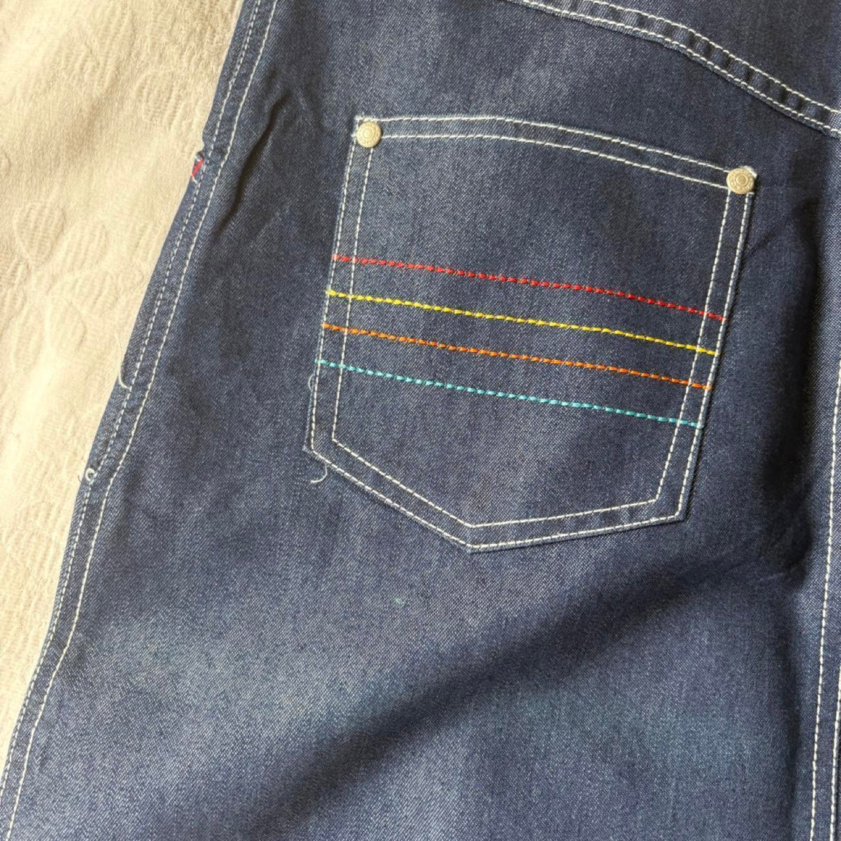 deadstock NWOT 2000s y2k denim midi skirt