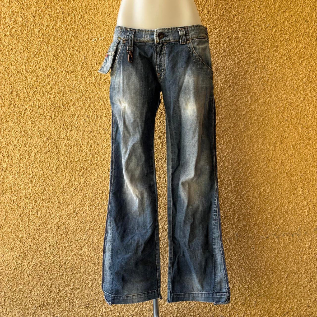 vintage 2000s y2k low rise baggy miss sixty jeans