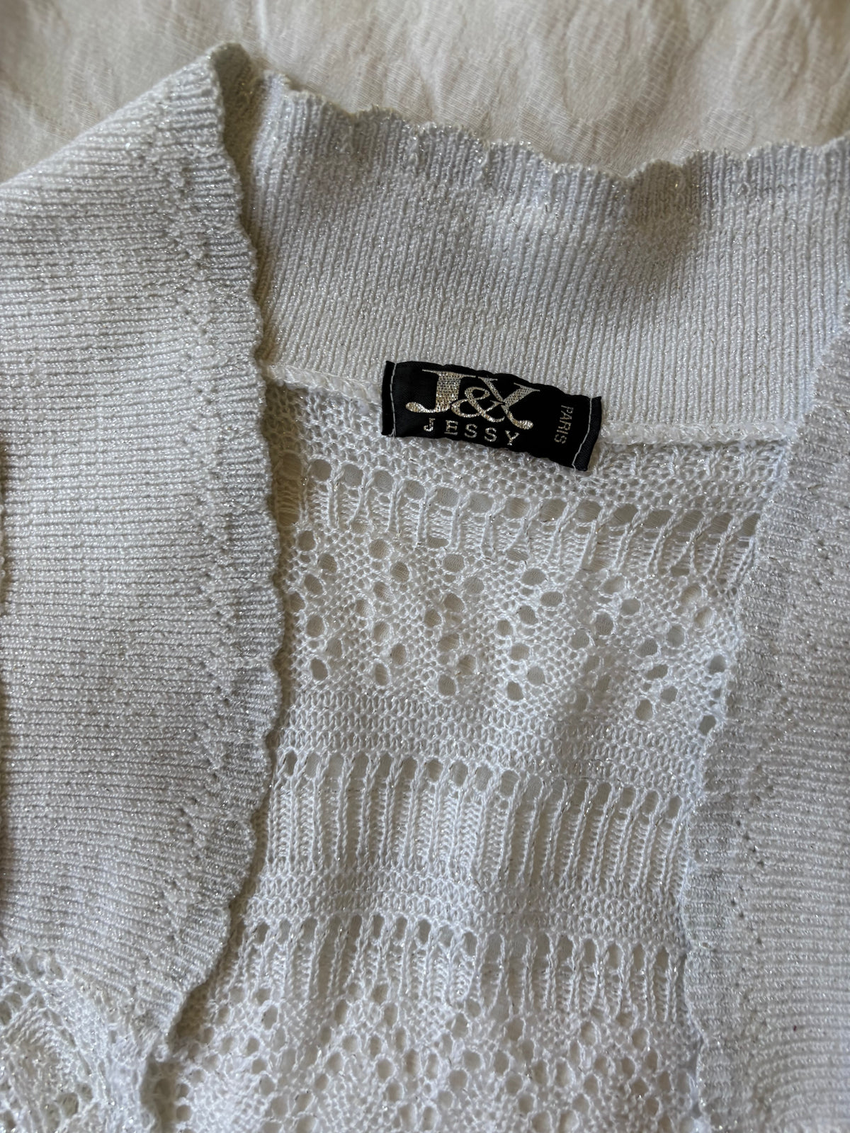 vintage 2000s y2k silver crop bolero
