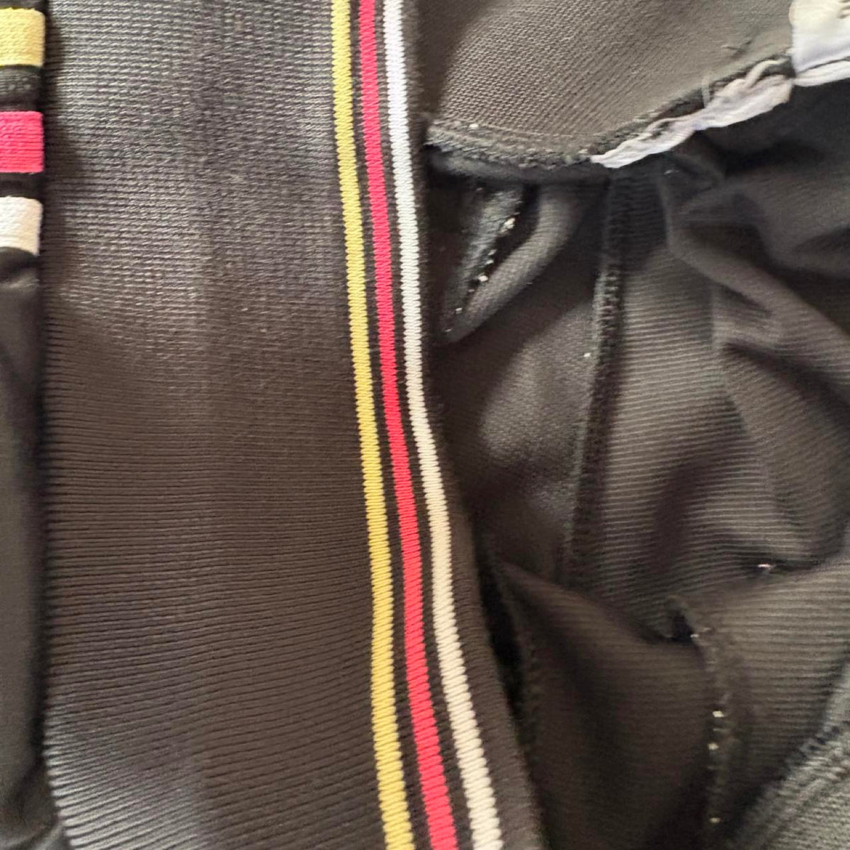 vintage 2000s y2k adidas activewear black straight leg pants
