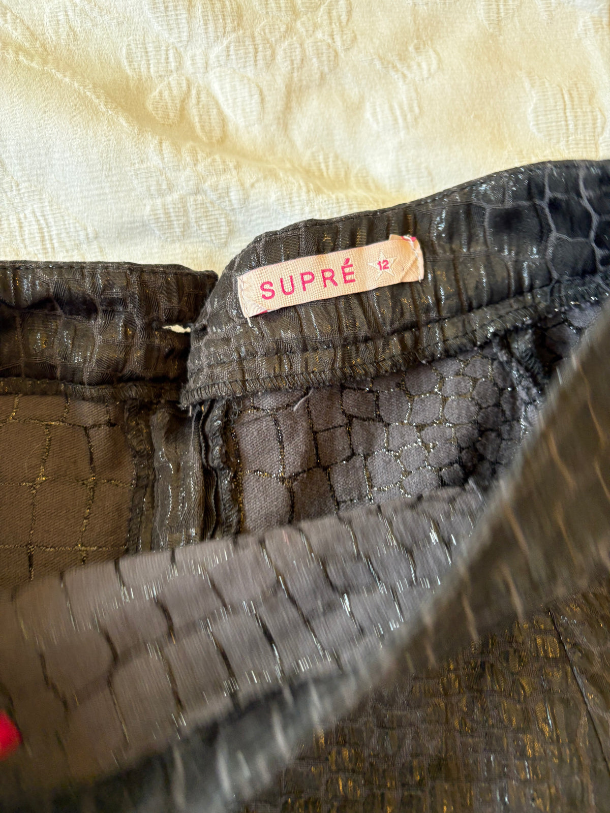 vintage y2k indie sleaze black skater skirt