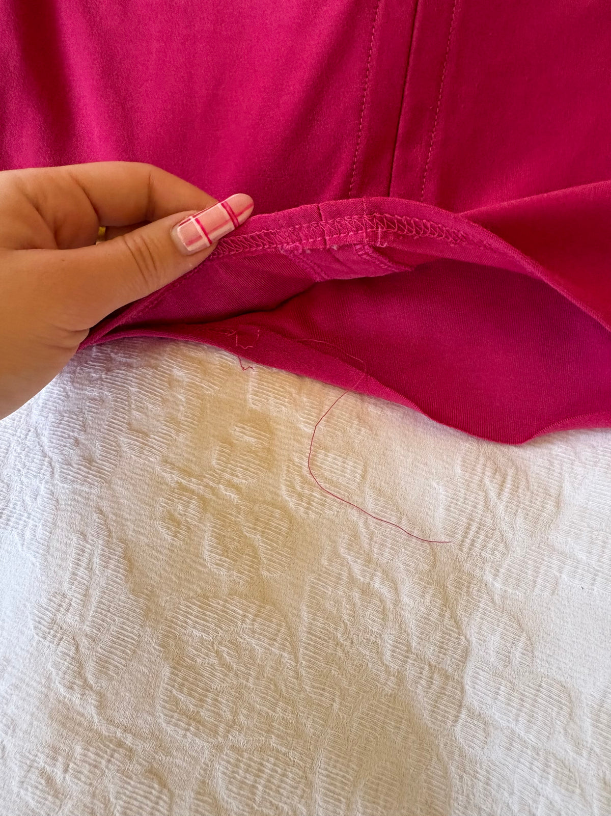 vintage 2000s y2k pink basic tee