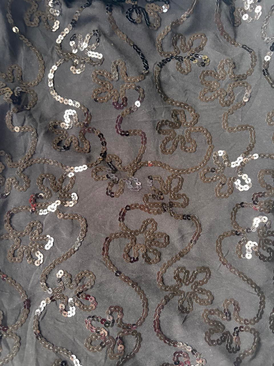 reworked y2k style sequin festival halter tank
