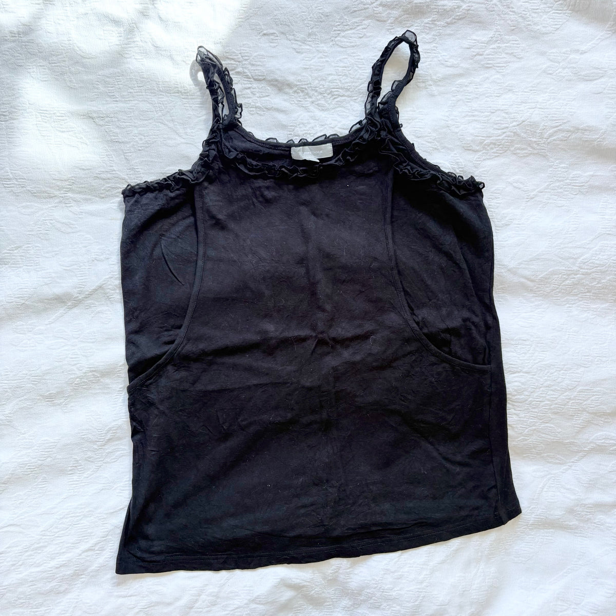 vintage y2k era black cami