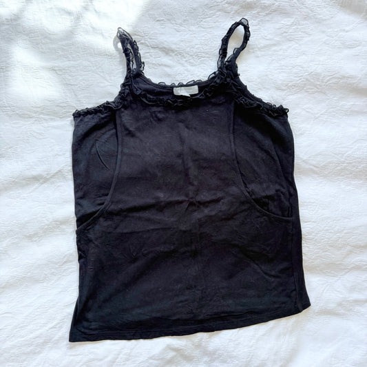 vintage y2k era black cami
