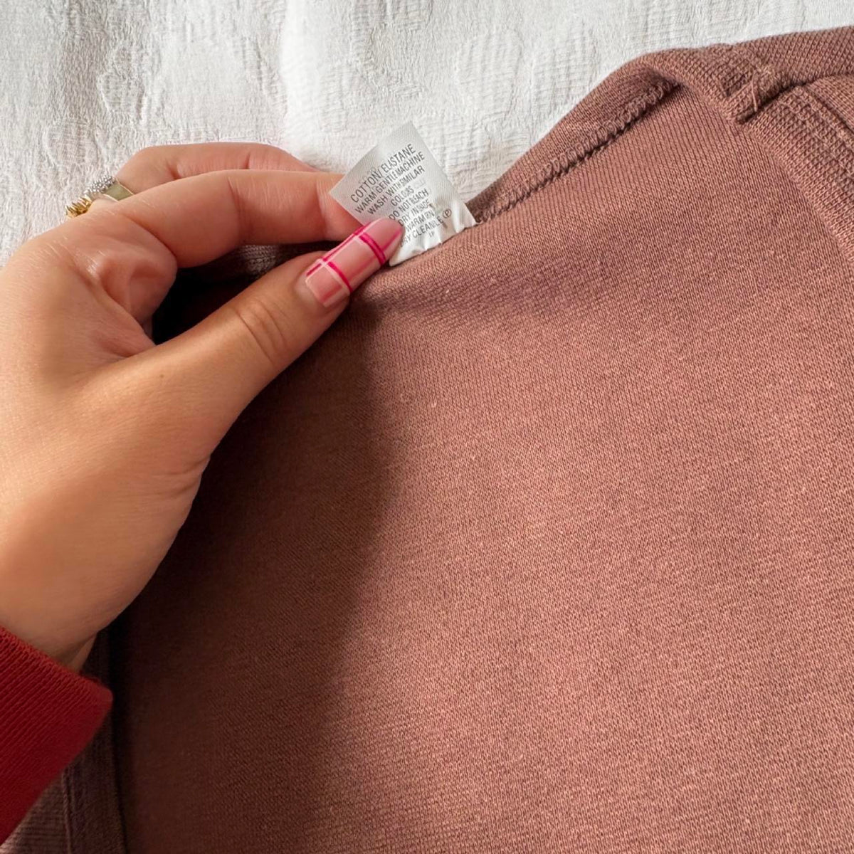 deadstock NWOT 2000s y2k brown 3/4 sleeve