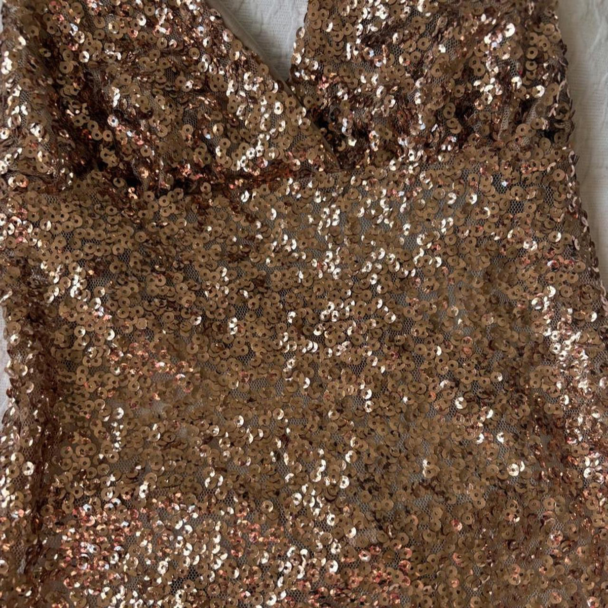 reworked y2k style sequin backless festival halter tank