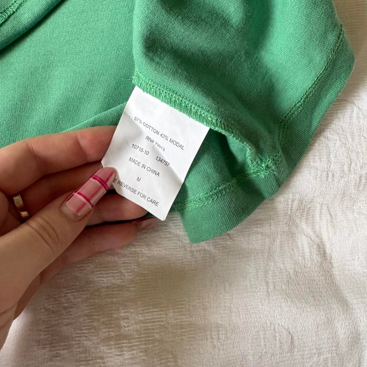 deadstock NWOT 2000s era green peasant top