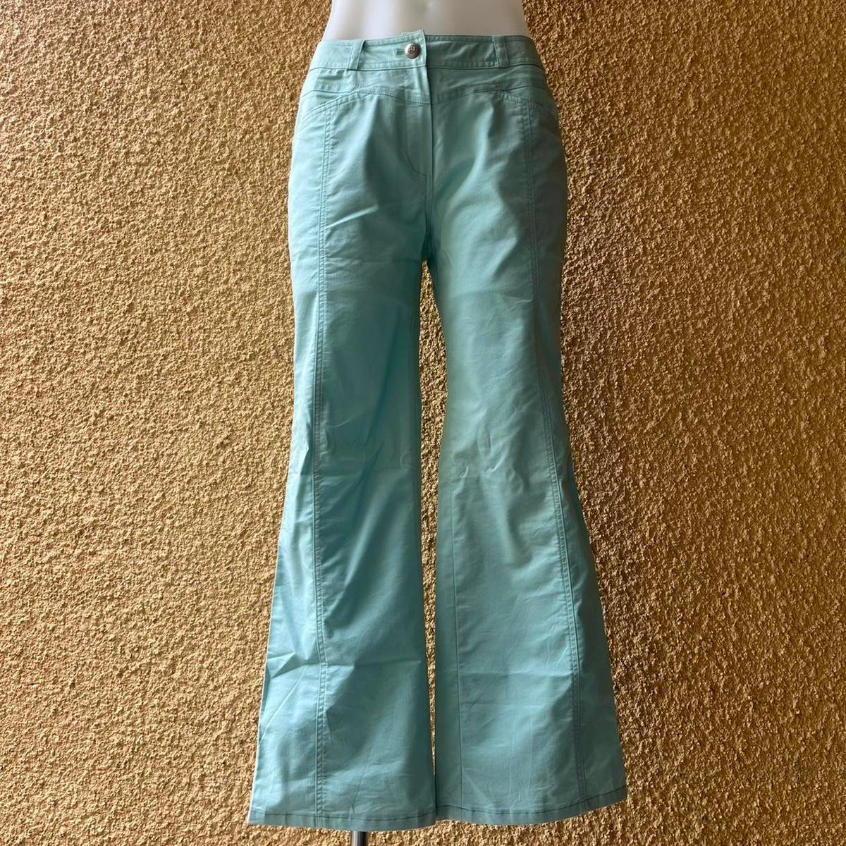 vintage 2000s y2k aqua blue pants