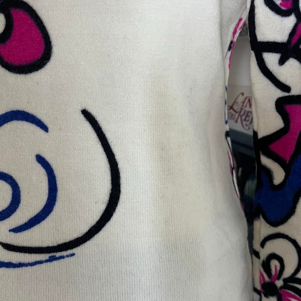 vintage custo barcelona graphic sweater