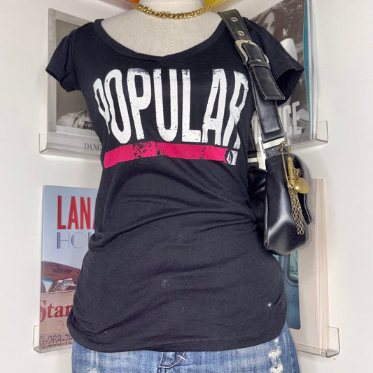 deadstock NWT 2000s y2k style graphic slogan tee