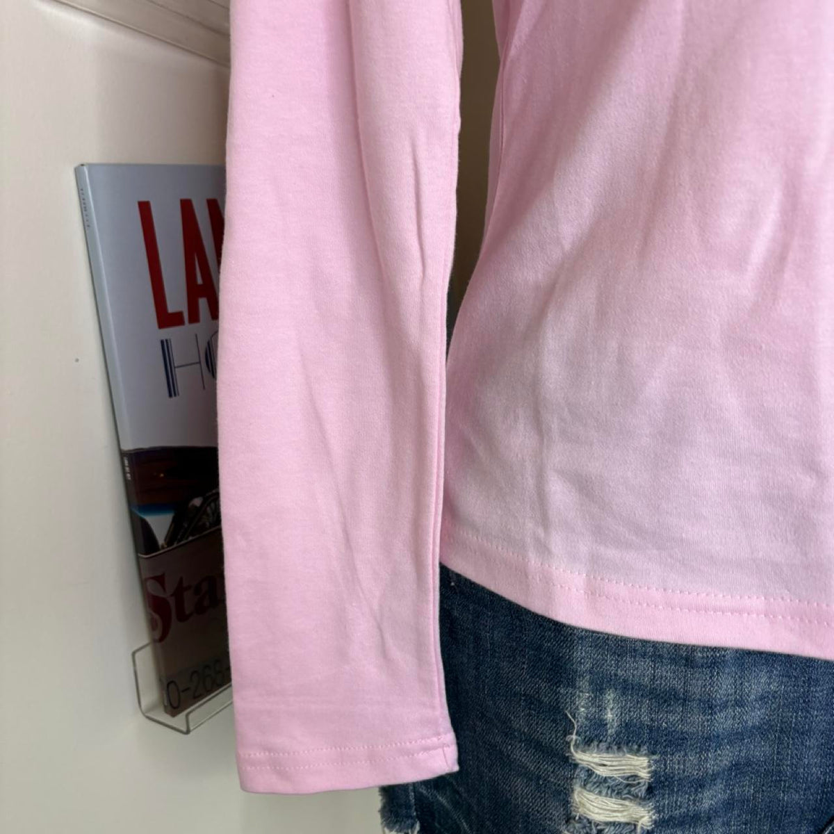 deadstock NWT basic pink long sleeve