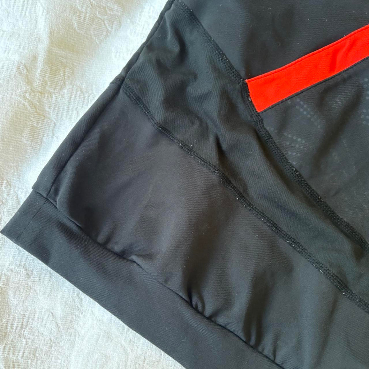 vintage 2000s y2k activewear workout black orange nike tank
