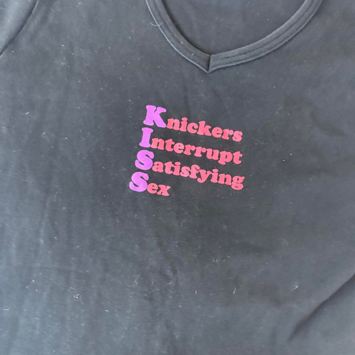vintage 2000s y2k cheeky slogan graphic tee